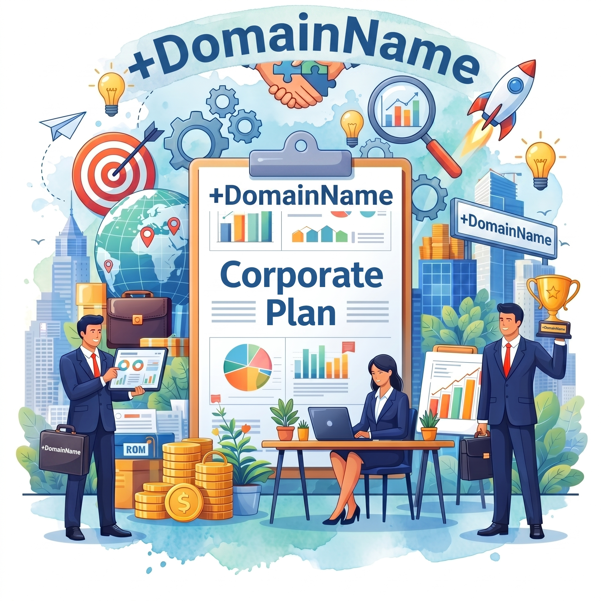 Corporate Plan + Domain